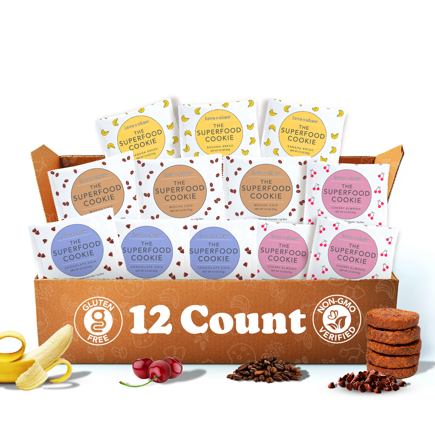 Original Cookies Variety Pack – Love + Chew Original Cookies Variety Pack – Love + Chew