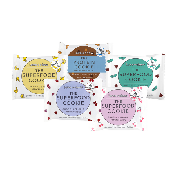 New Original Cookies Sampler Pack 5-count – Love + Chew