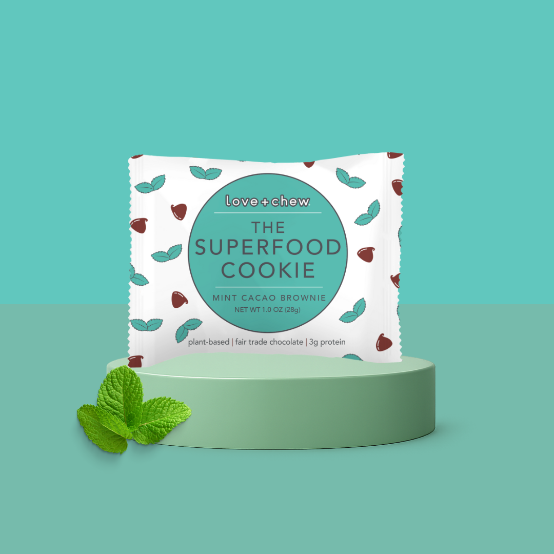 Mint Cacao Brownie – Love + Chew Mint Cacao Brownie – Love + Chew