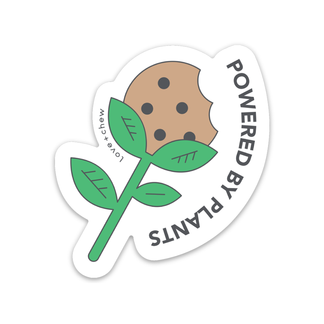 Powered By Plants Sticker