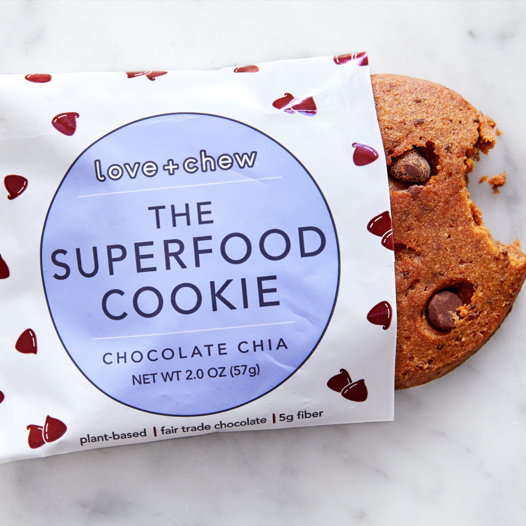 CHOCOLATE CHIA RETAIL BOX - 2 OZ - BOX OF 36 - WHOLESALE