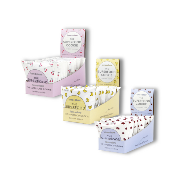 3 FLAVOR RETAIL CASE 2oz 36ct (Banana Bread, Cherry Almond