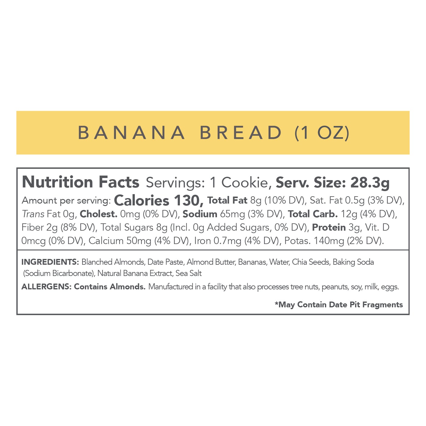 Banana Bread - 1 OZ