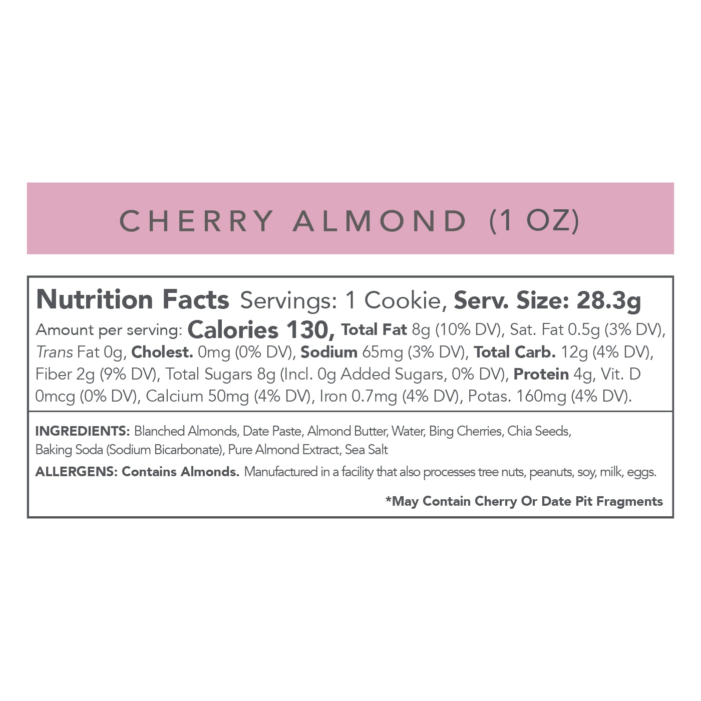 CHERRY ALMOND - 1 OZ - BOX OF 80