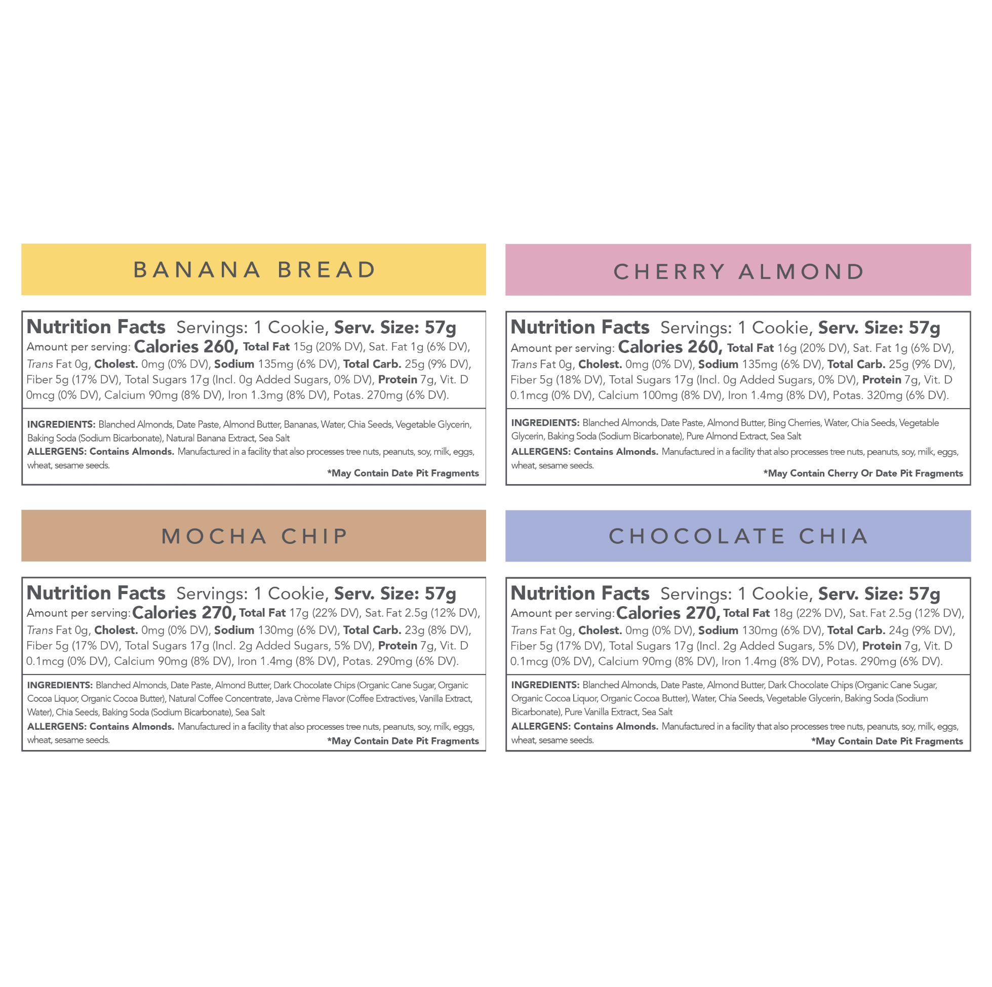 4 FLAVOR VARIETY PACK - 2 OZ - BOX OF 12
