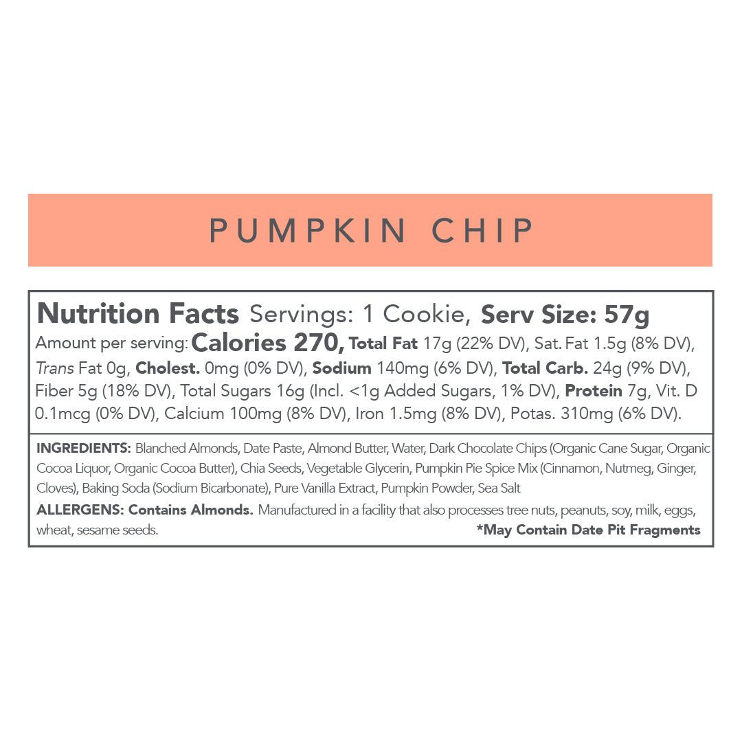 PUMPKIN CHIP - 2 OZ - BOX OF 60