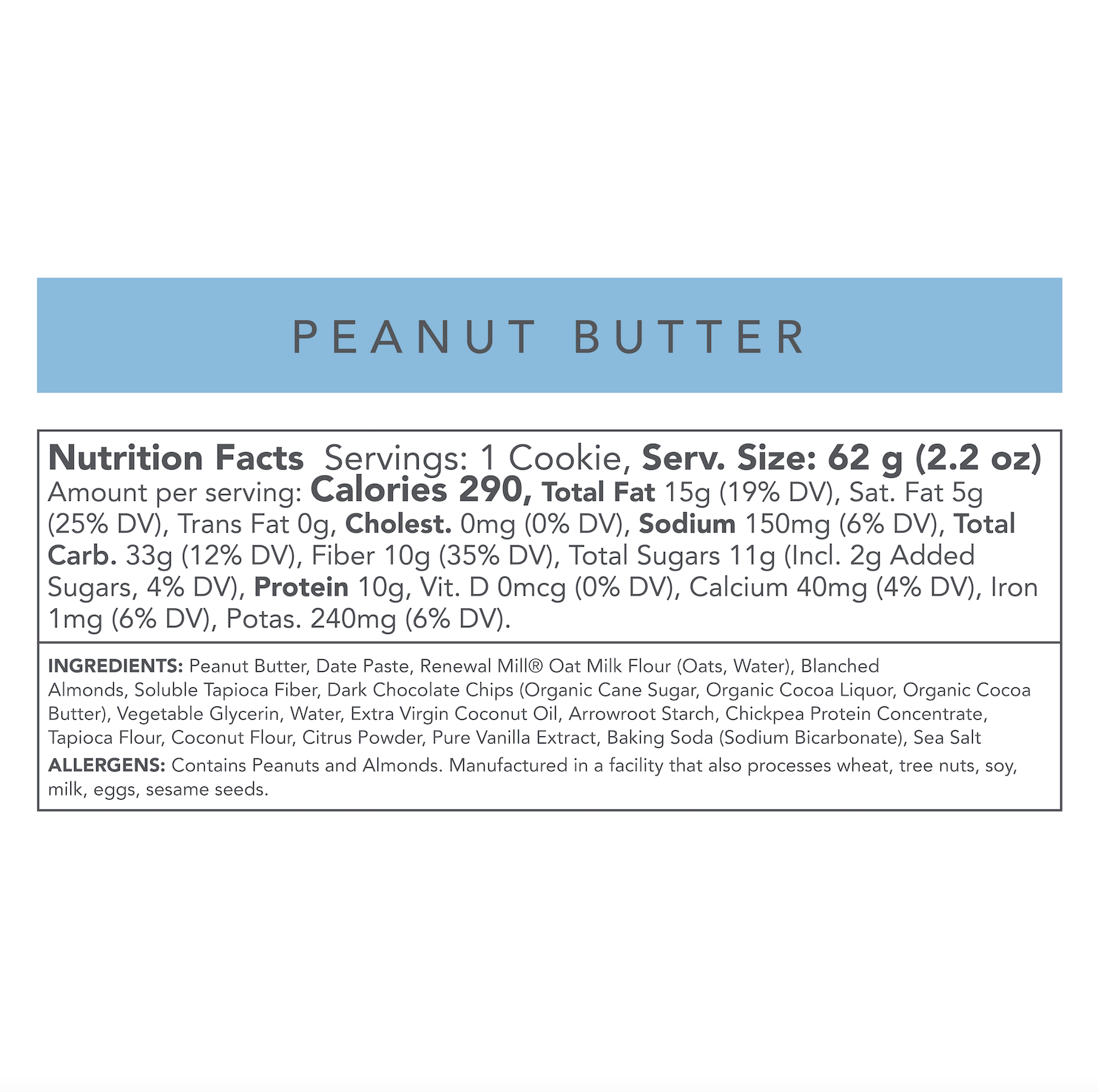 PEANUT BUTTER CHIP - 2 OZ - BOX OF 12