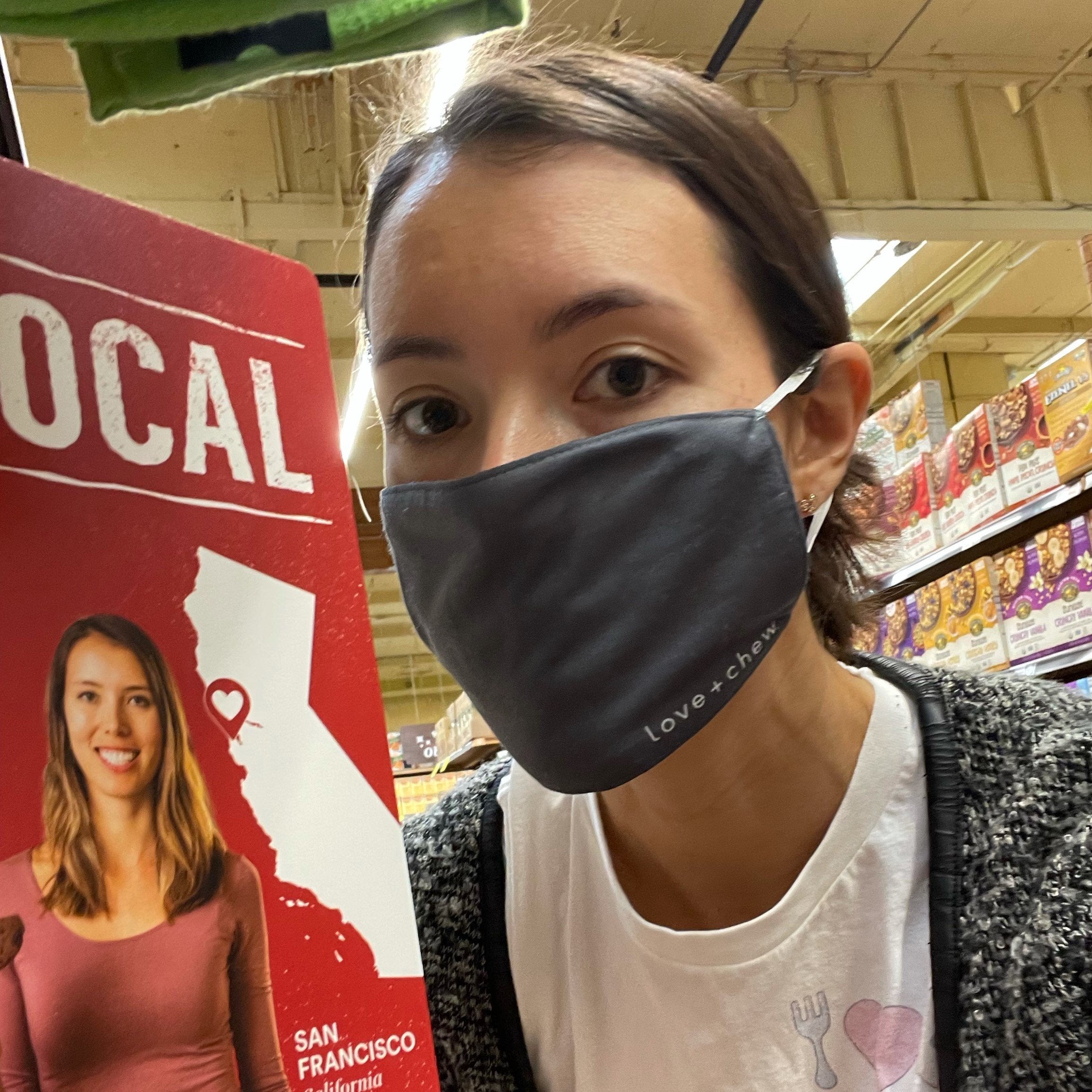 LOVE + CHEW FACE MASK
