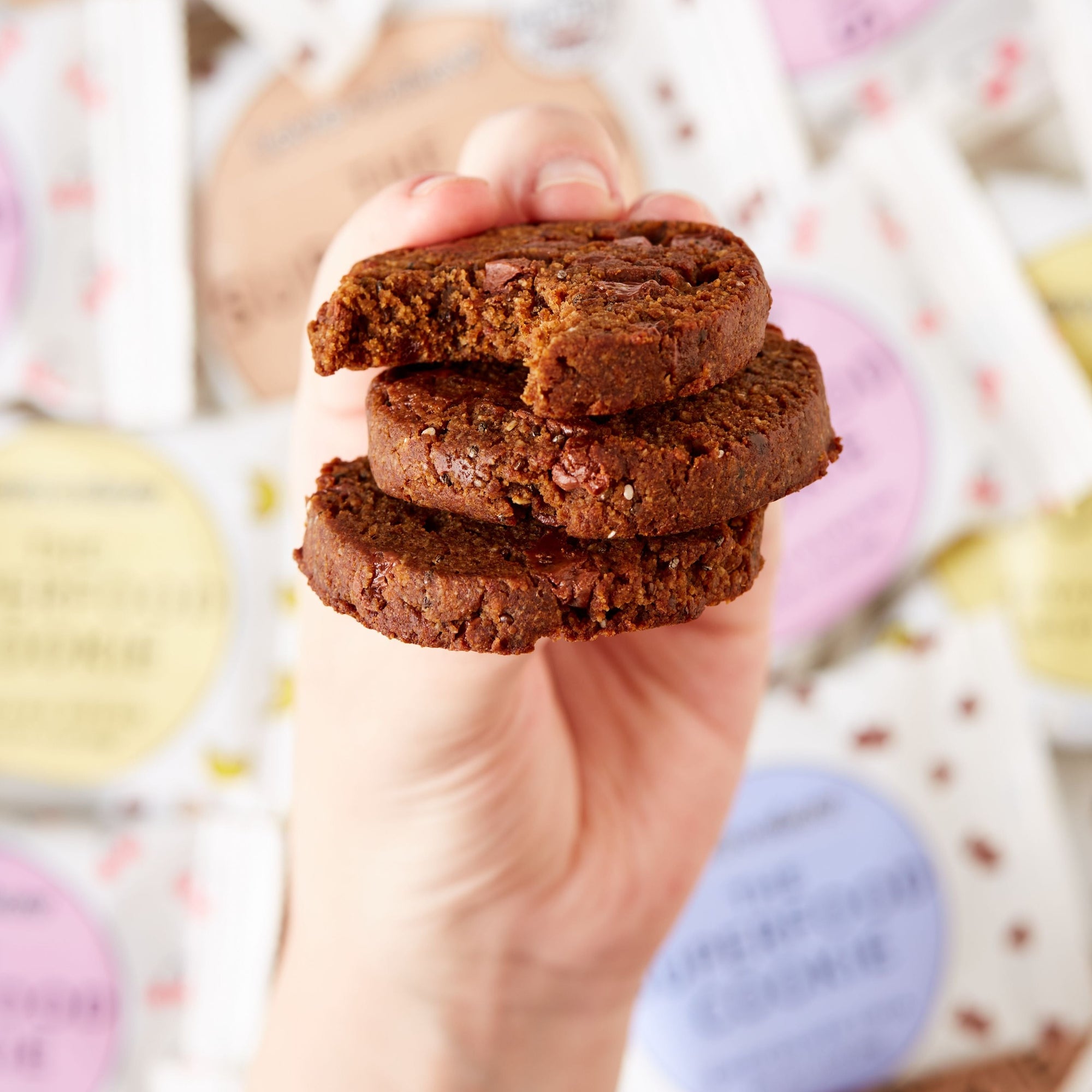 3 FLAVOR RETAIL CASE 2oz 36ct (Banana Bread, Cherry Almond, Chocolate Chia) - WHOLESALE